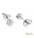 Orecchini Punto Luce con diamanti 0.70ct. colore G purezza VS2