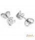 Orecchini Punto Luce in oro bianco 18kt con diamanti 0,51ct. colore G purezza VS2