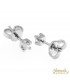 Orecchini Punto Luce in oro bianco 18kt con diamanti 0,18ct. colore G purezza VS2