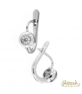 Monachella Punto Luce in oro bianco 18kt e diamanti