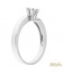 Anello di Fidanzamento in oro bianco 18kt e diamanti 0,21ct. colore F purezza VS2