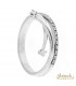Anello Fantasia in oro bianco 18kt con diamanti