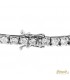 Bracciale tennis in oro 18kt con Diamanti 4,62ct. colore G purezza VS2