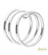 Anello Serpente in oro bianco 18kt e diamanti 0,05ct. G VS2