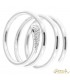 Anello Serpente in oro bianco 18kt e diamanti 0,05ct. G VS2