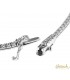 Bracciale Tennis in oro bianco 18kt con Diamanti 0,91ct. colore G purezza VS2