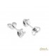Orecchini Punto Luce in oro bianco 18kt con diamanti 0,42ct. colore G purezza VS2
