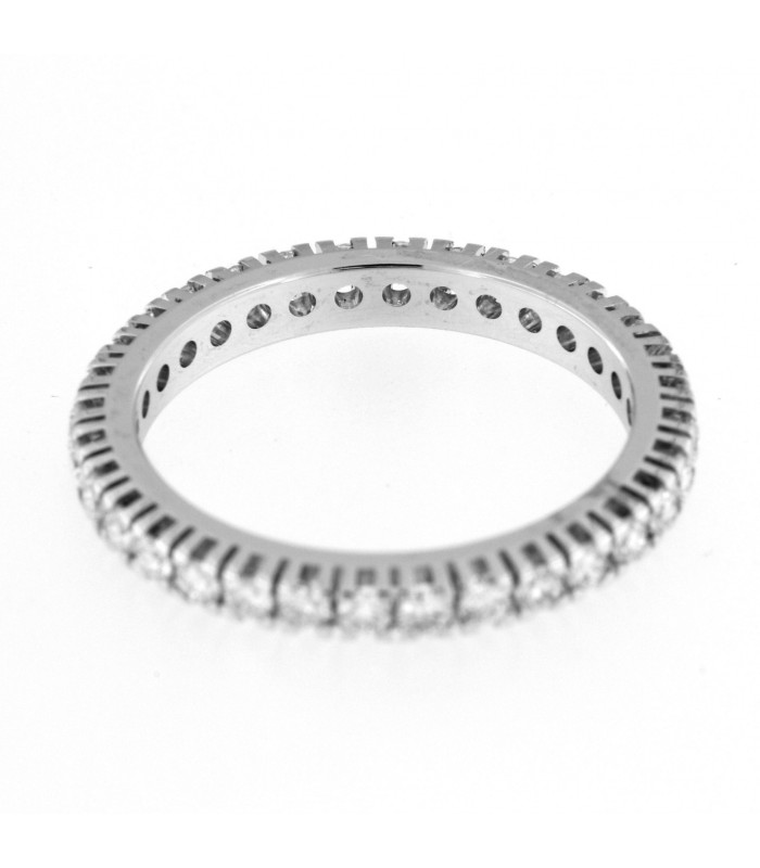 ETERNITY fedina con 32 diamanti girodito F VS2 0.78ct