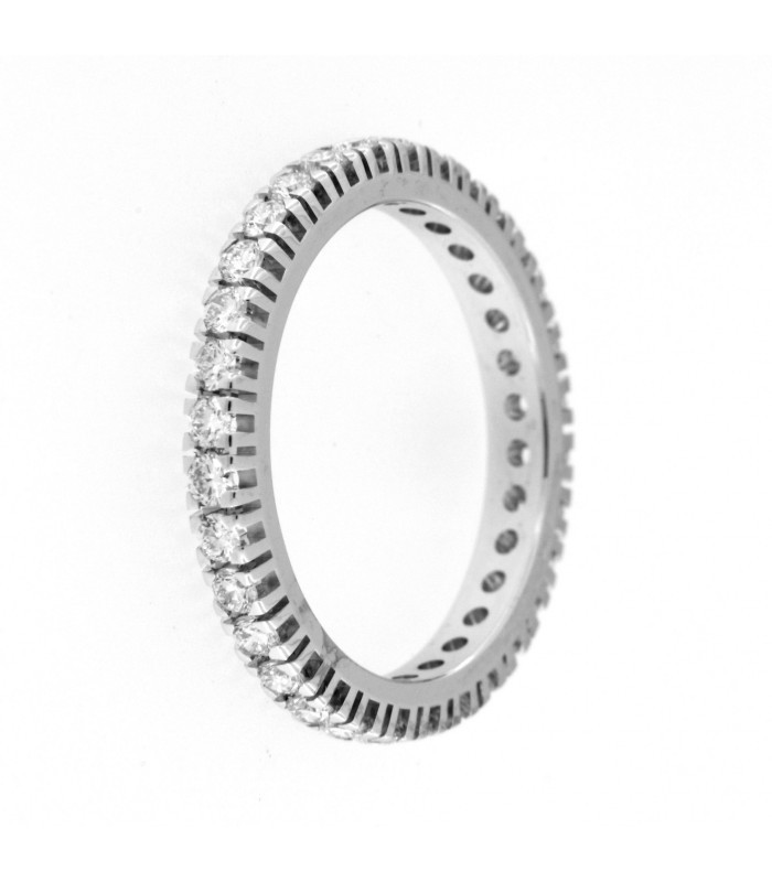 ETERNITY fedina con 32 diamanti girodito F VS2 0.78ct