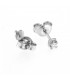Orecchini Punto Luce in oro 18kt con diamanti 0,08ct. colore F purezza VS2