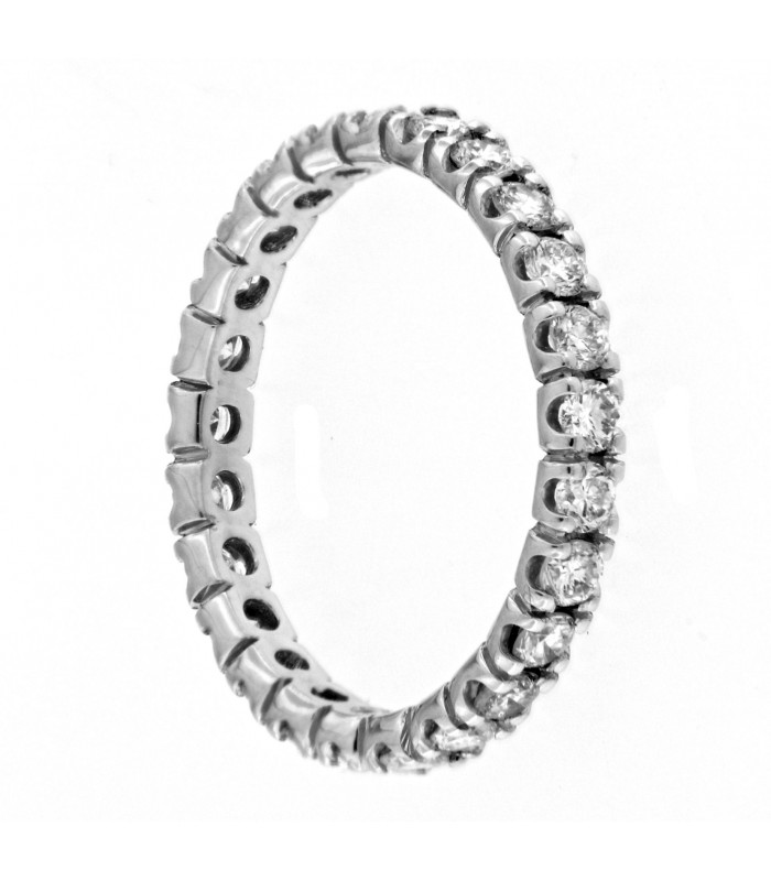 ETERNITY fedina con diamanti girodito G VS2 1.01ct