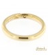Fede in oro giallo 18kt con diamante 0,11ct. colore G purezza VS2