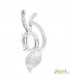 Ciondolo in oro bianco 18kt con Acquamarina 1,95ct e diamanti 0.08ct.