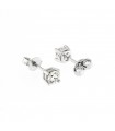 Orecchini Punto Luce in oro bianco 18kt con diamanti di LABORATORIO 0,66ct. colore D purezza VVS1