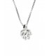 Collana Puntoluce in oro bianco 18kt con diamante 0,55ct. colore G purezza VS2