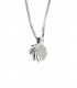 Collana Puntoluce in oro bianco 18kt con diamante 0,55ct. colore G purezza VS2