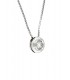 Collana Puntoluce in oro bianco 18kt e diamante 0,11ct. colore F purezza VS2