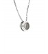 Collana Puntoluce in oro bianco 18kt e diamante 0,11ct. colore F purezza VS2