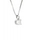 Collana Punto Luce in oro bianco 18kt con diamanti di LABORATORIO 0,34ct. colore D purezza VVS1