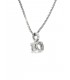 Collana Punto Luce in oro bianco 18kt con diamanti di LABORATORIO 0,34ct. colore D purezza VVS1
