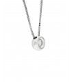 Collana Puntoluce in oro bianco 18kt e diamante 0,05ct. colore G purezza VS2