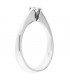 Anello di Fidanzamento in oro bianco 18kt con diamante 0,19ct  colore G purezza VS2